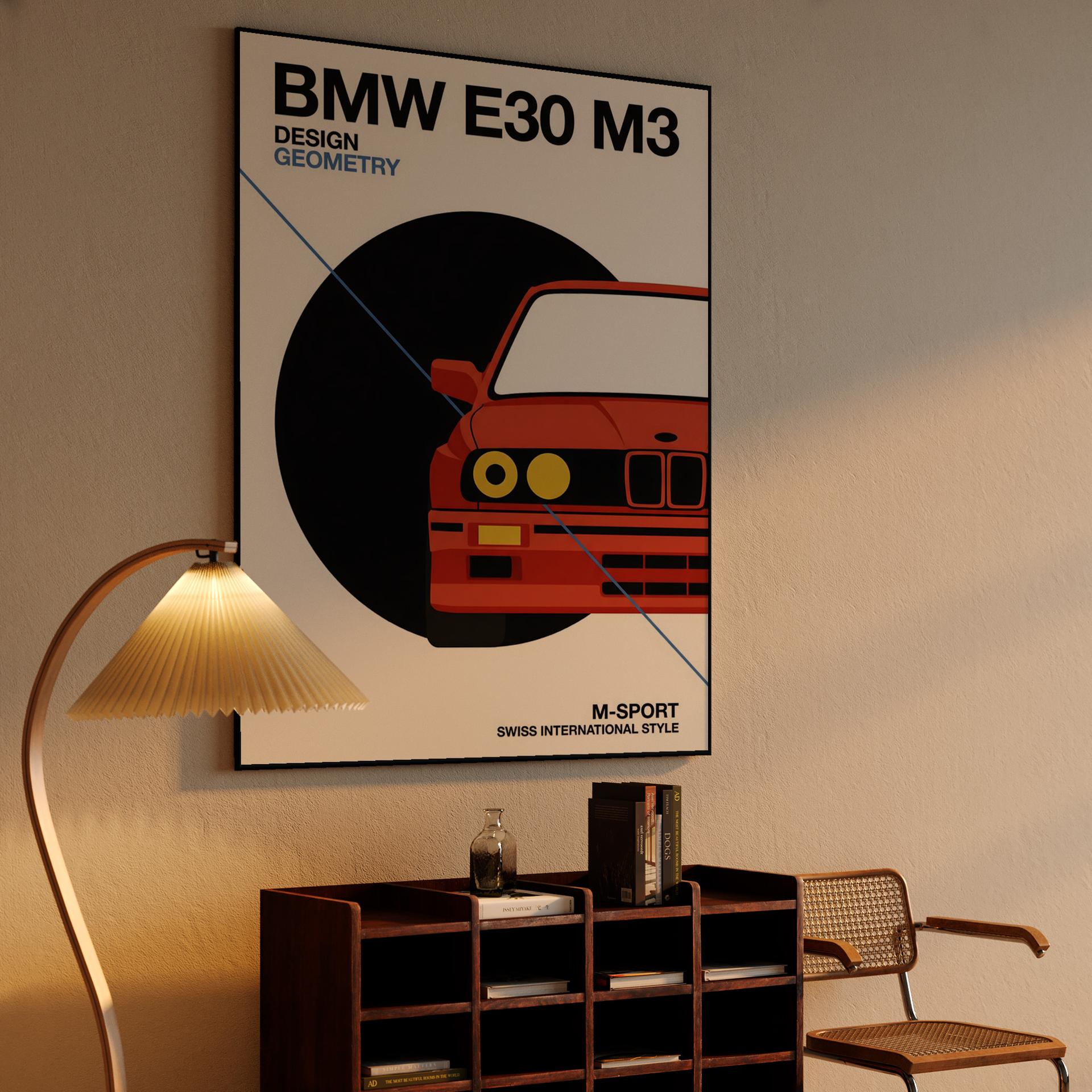 BMW E30 M3 Swiss Design Geometry