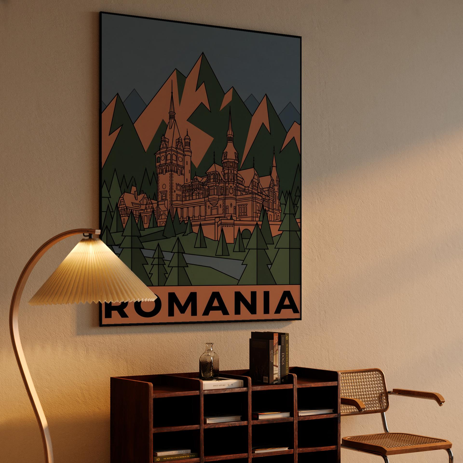 Romania: Peleș Castle and the Carpathians