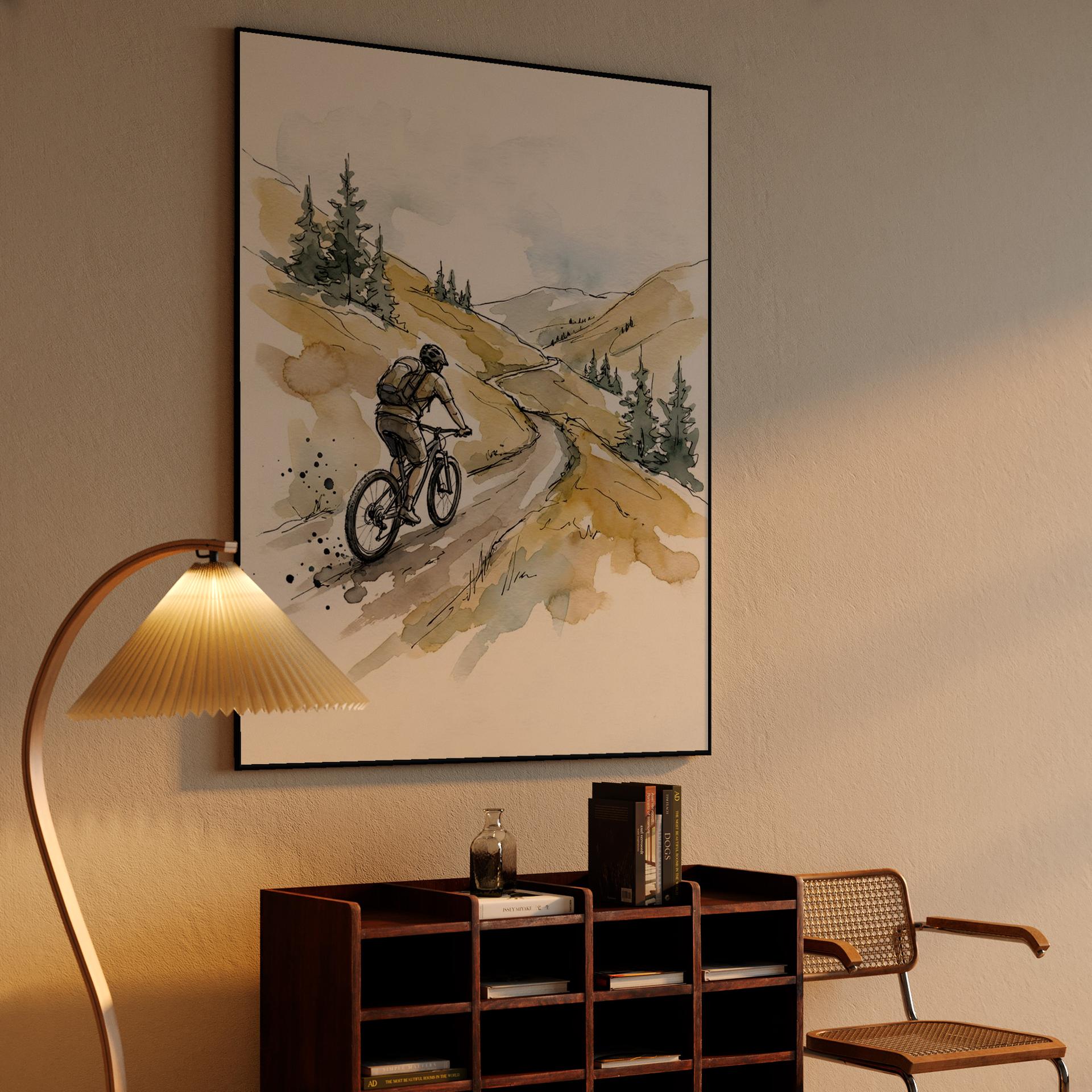 The Winding Path: A Solo Alpine Mountain Biking Journey