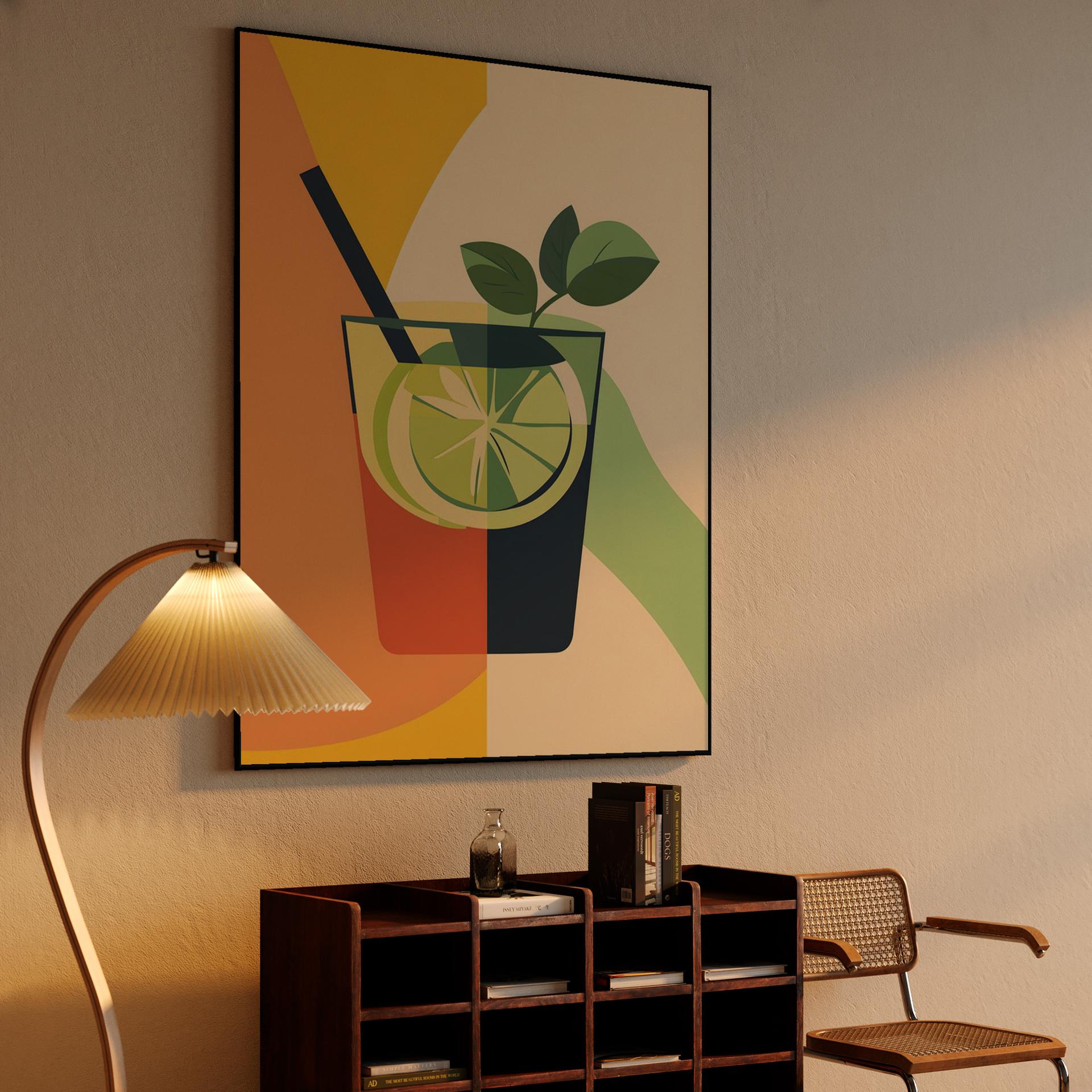 Geometric Summer Cocktail