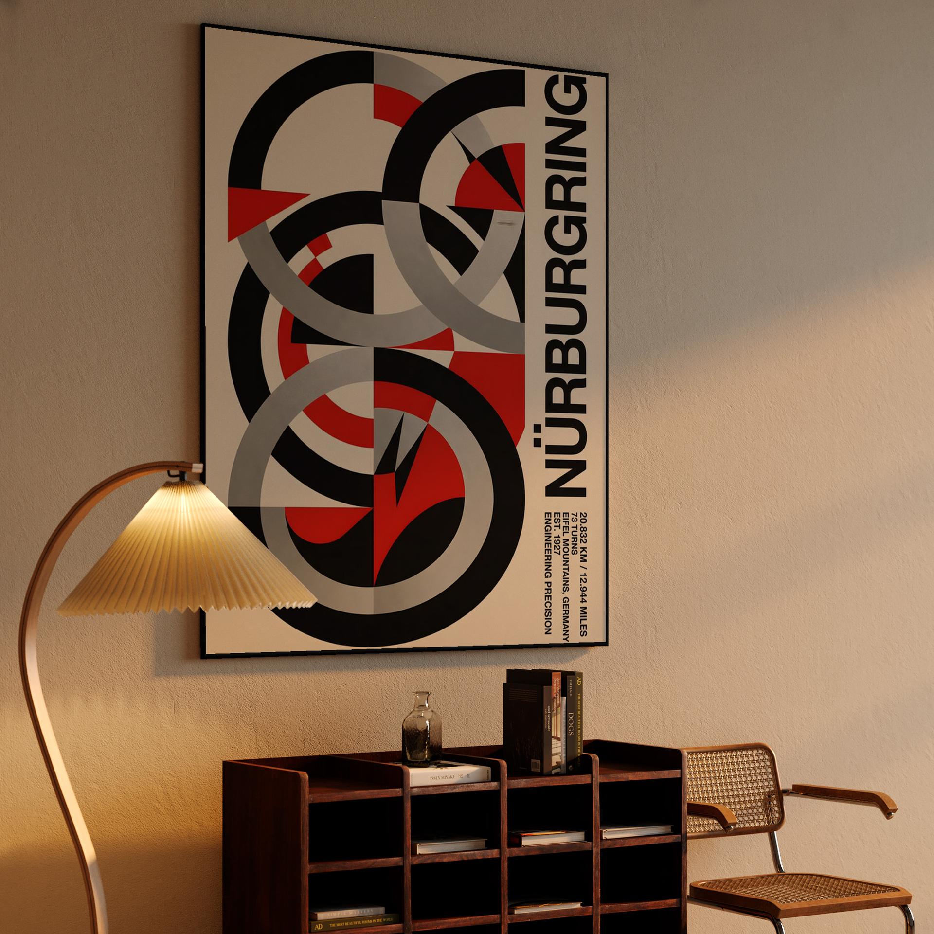 Engineering Precision: Nürburgring Geometric Abstraction