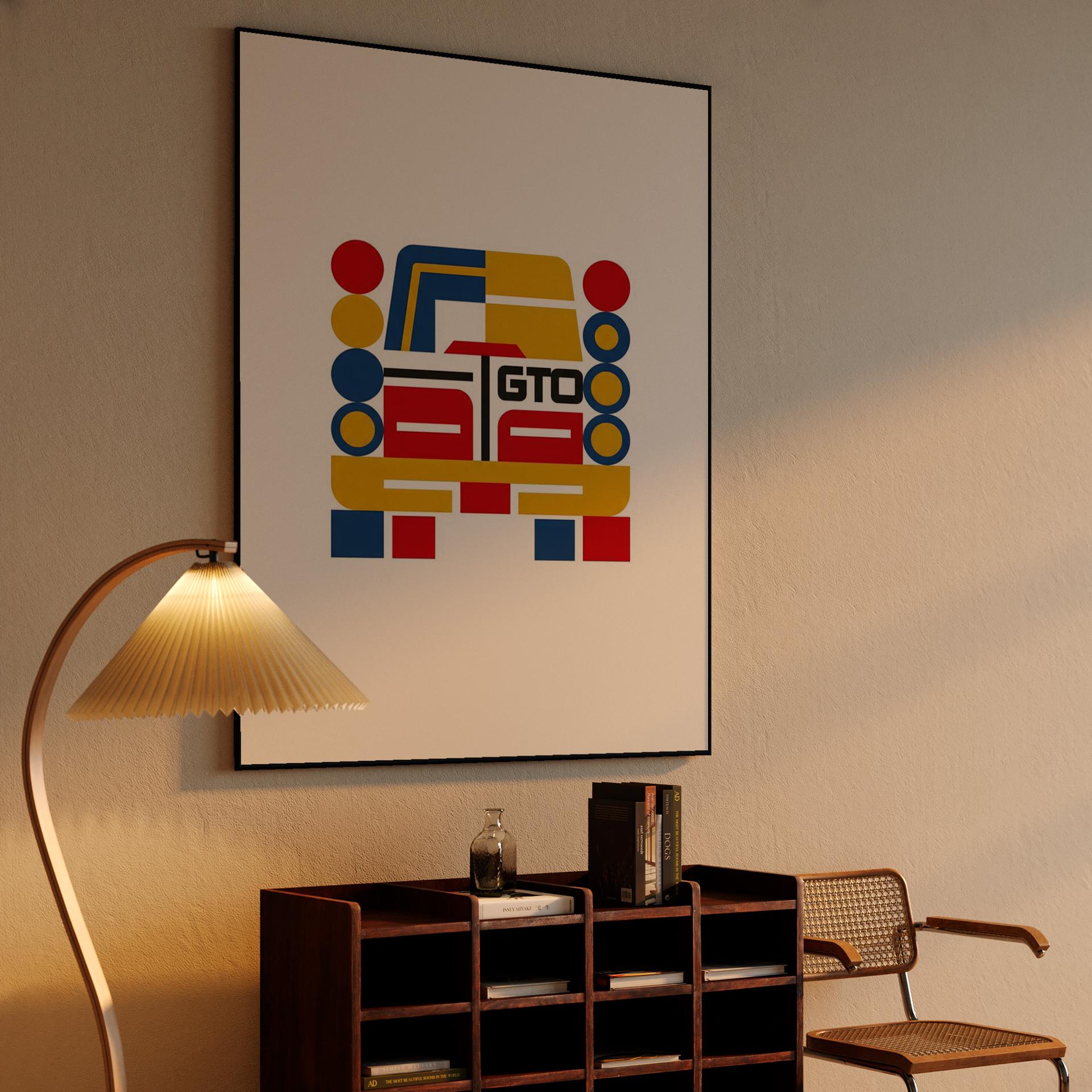 Pontiac GTO Bauhaus Composition