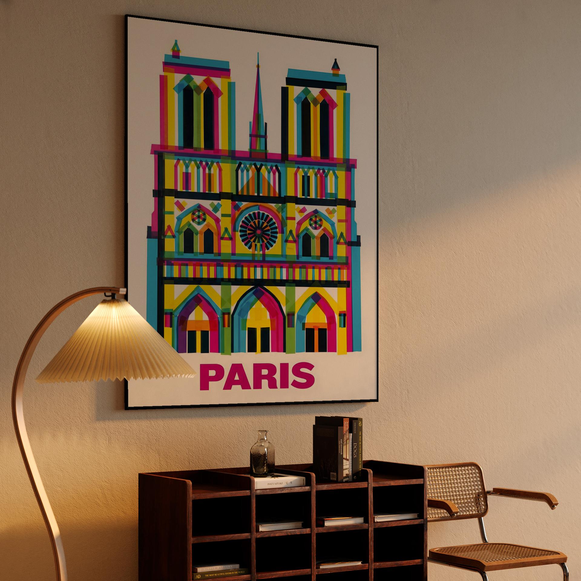 Notre-Dame de Paris Pop Art Facade