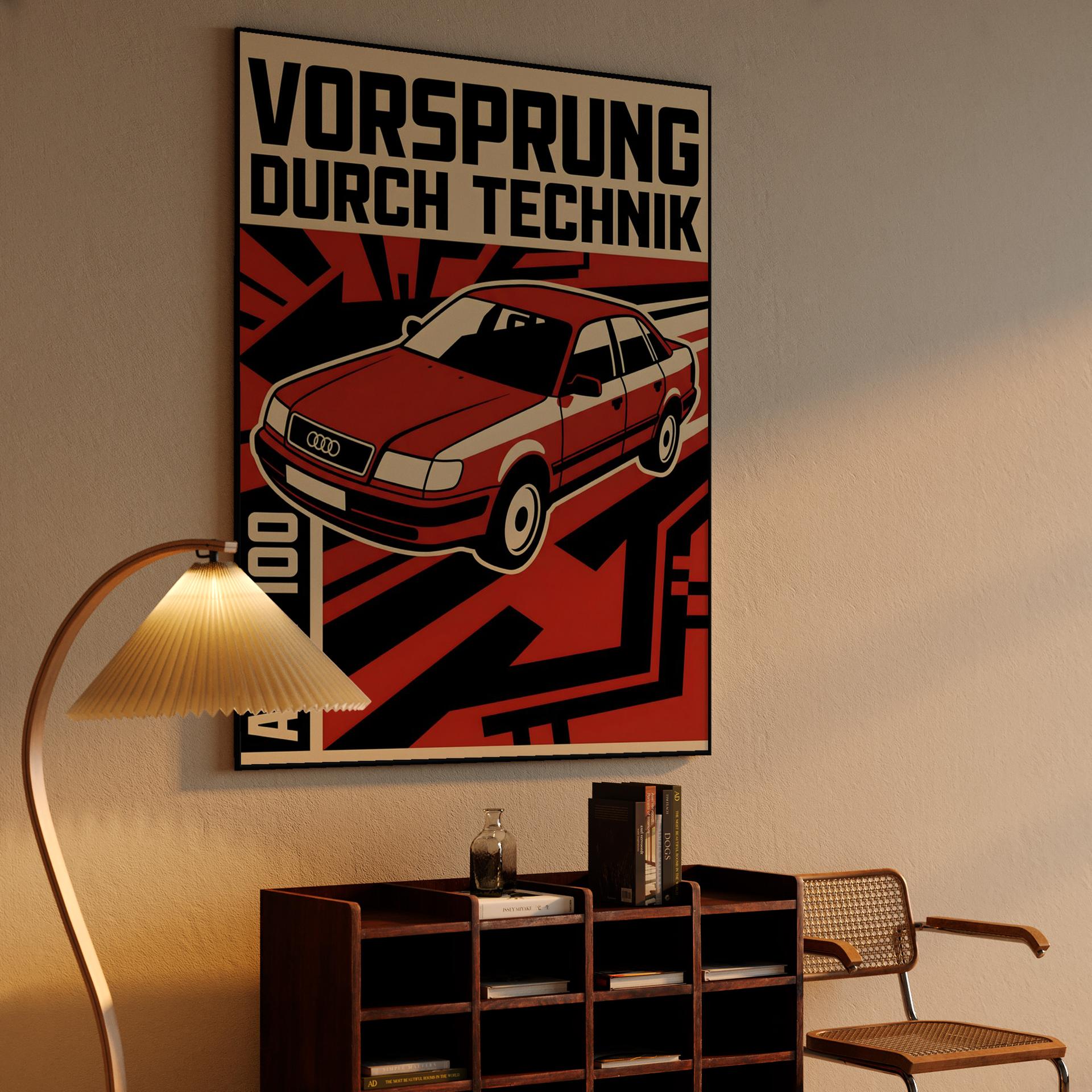 Audi 100: Constructivist Engineering Tribute