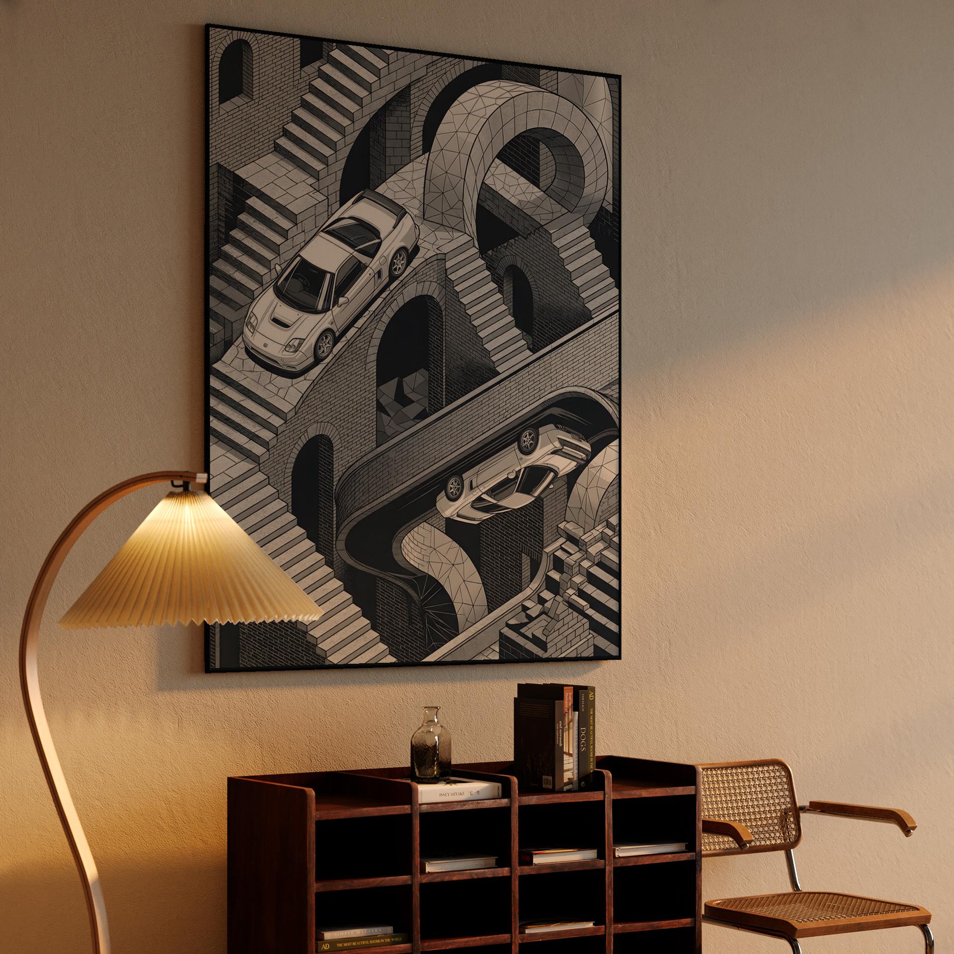 The Impossible Drift: NSX Escher Loop