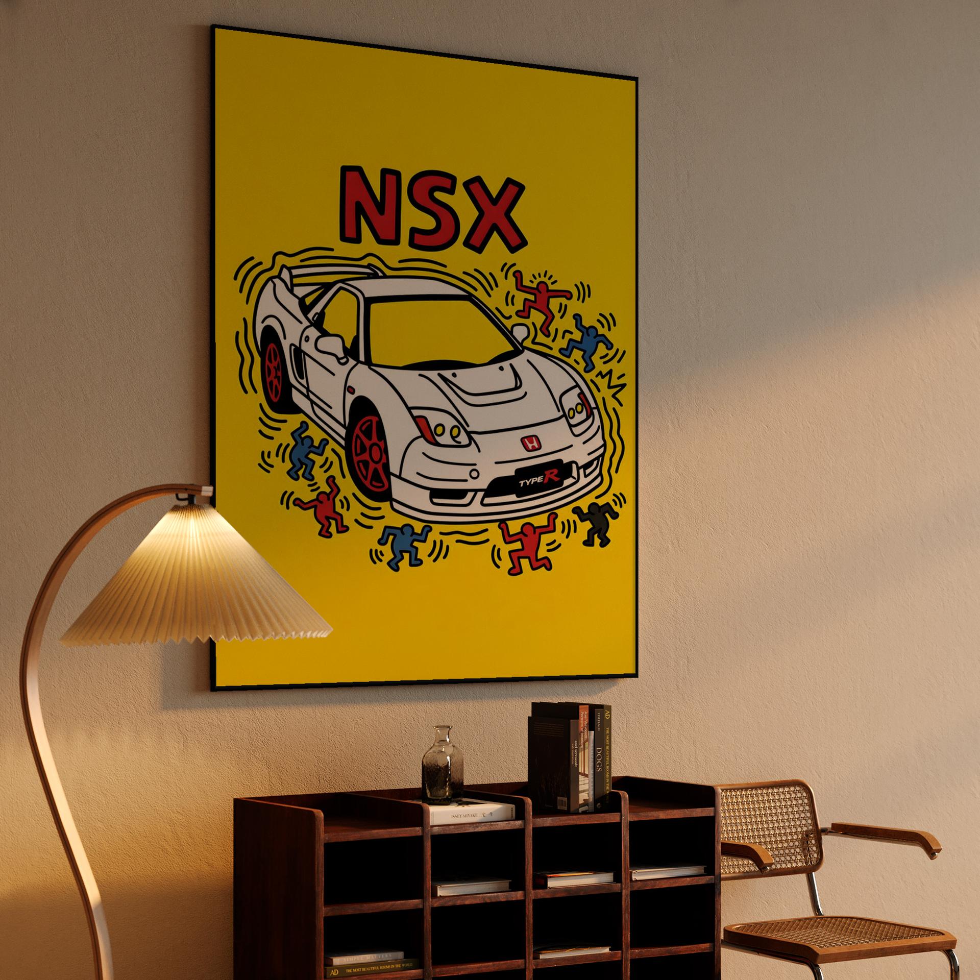 NSX Energy: Keith Haring Style Tribute