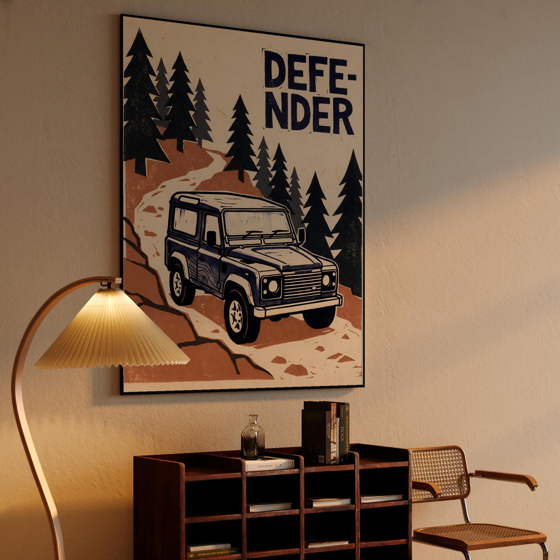 Defender 90 Woodcut Mountain Trail