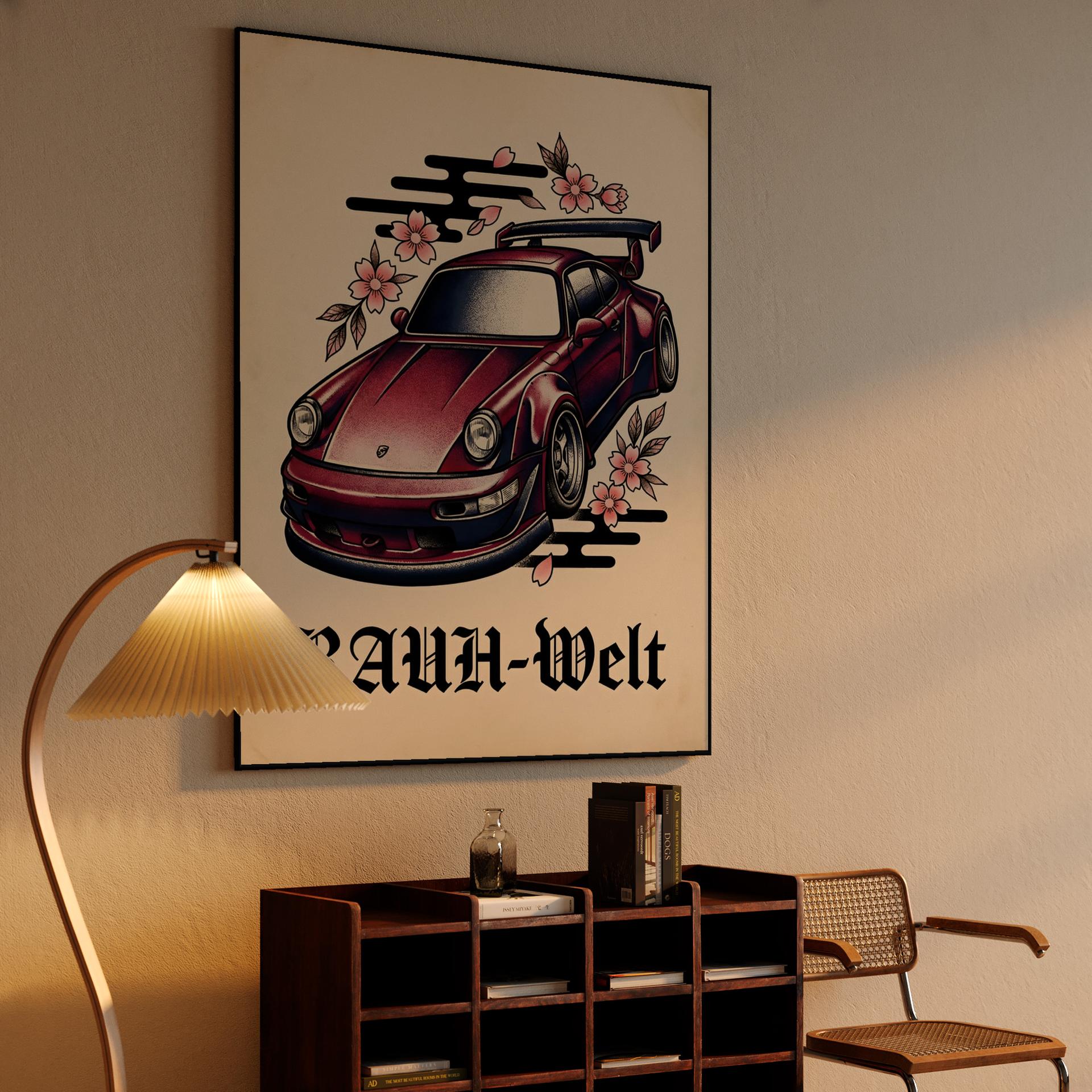 Rauh-Welt Sakura: Neo-Traditional Porsche 964