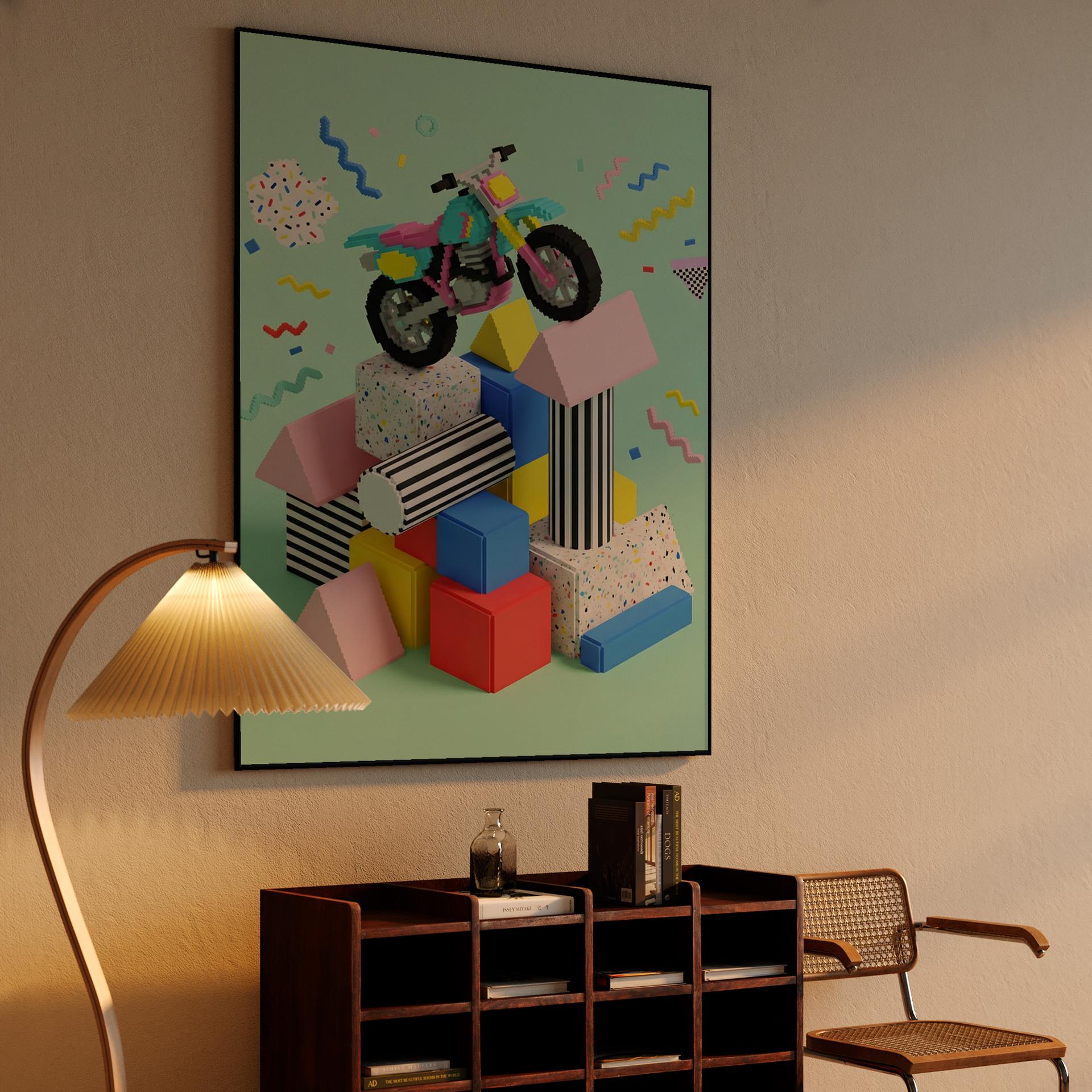 Radical Leap: Retro Voxel Motocross