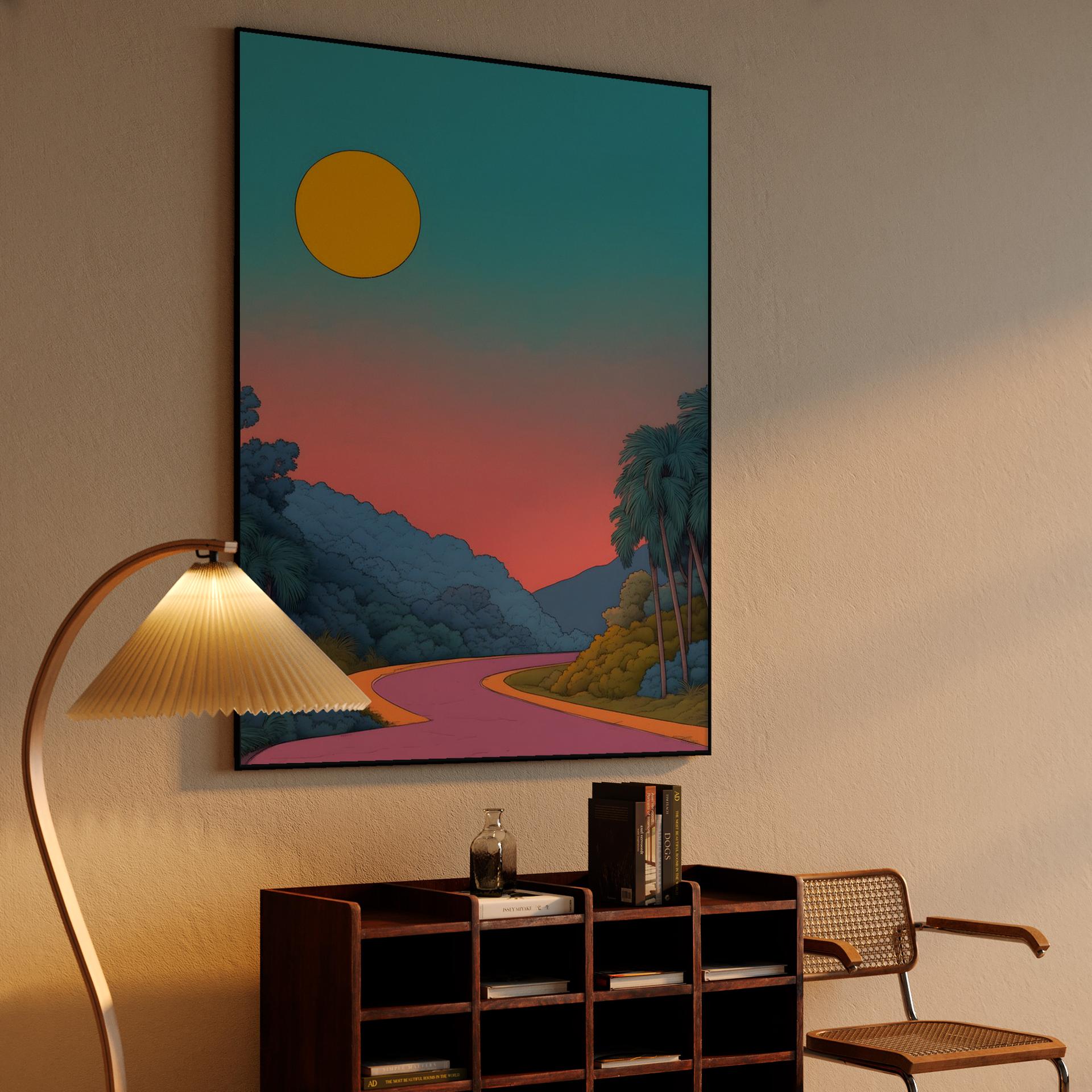 City Pop Sunset Road