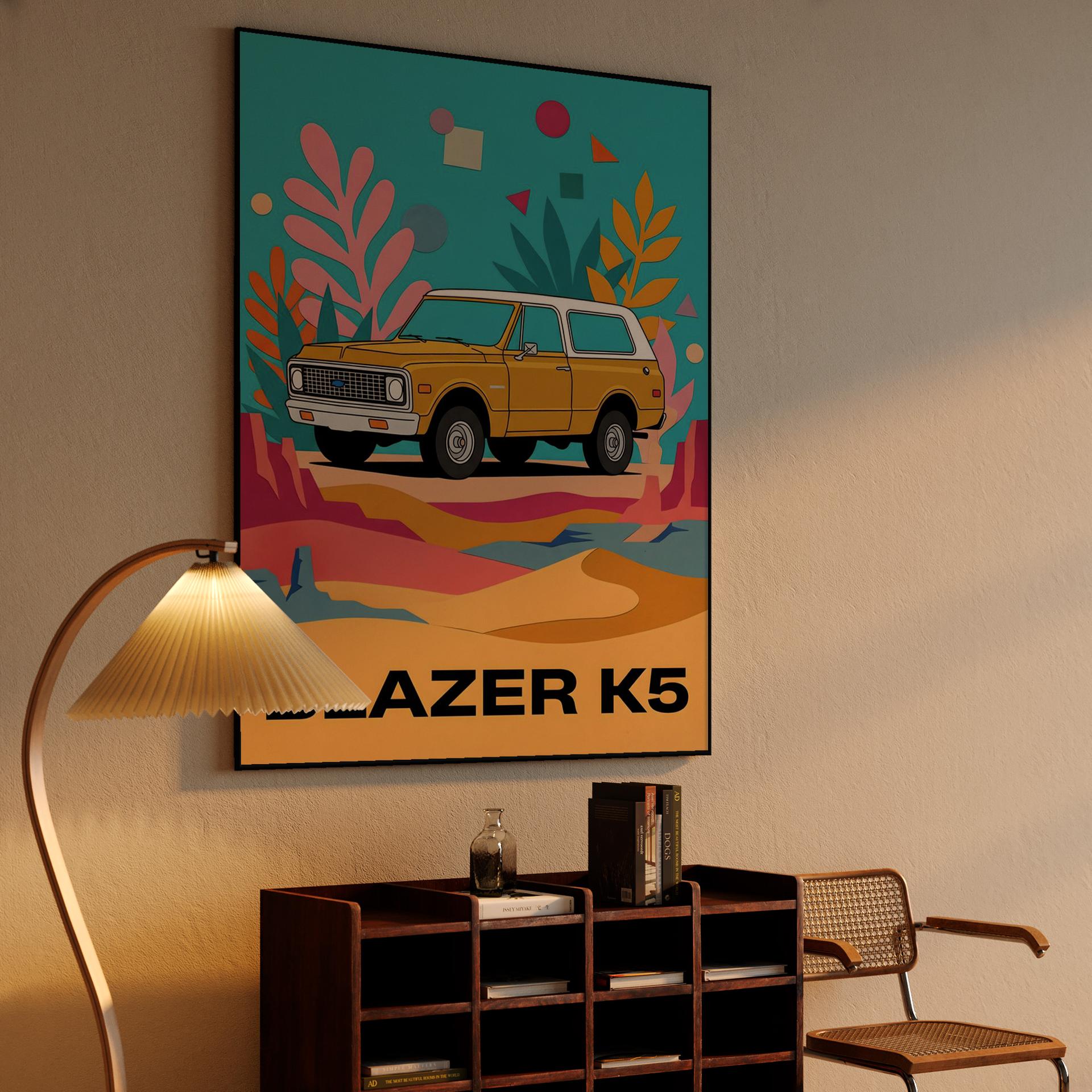 Blazer K5: Whimsical Desert Collage