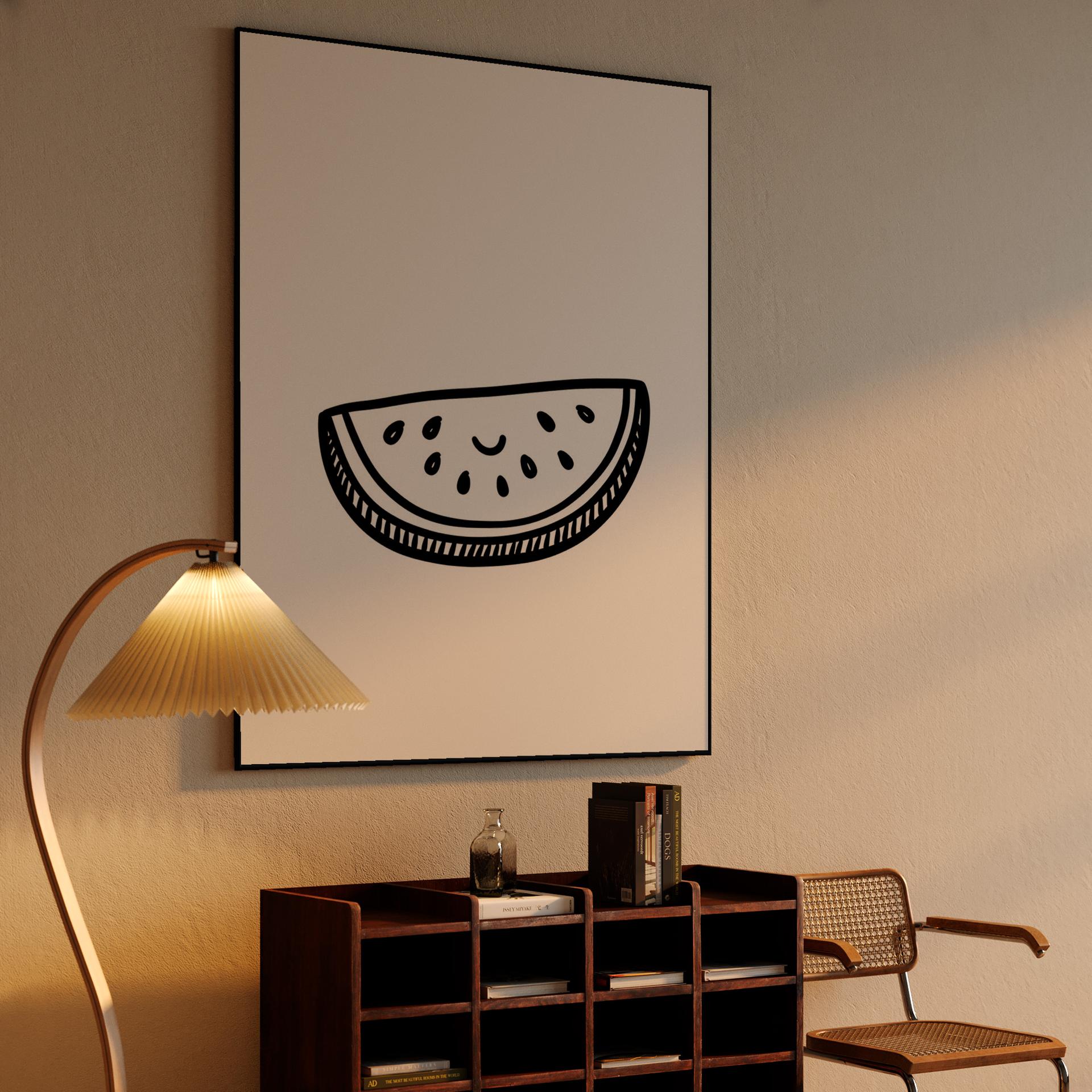 Happy Watermelon Doodle