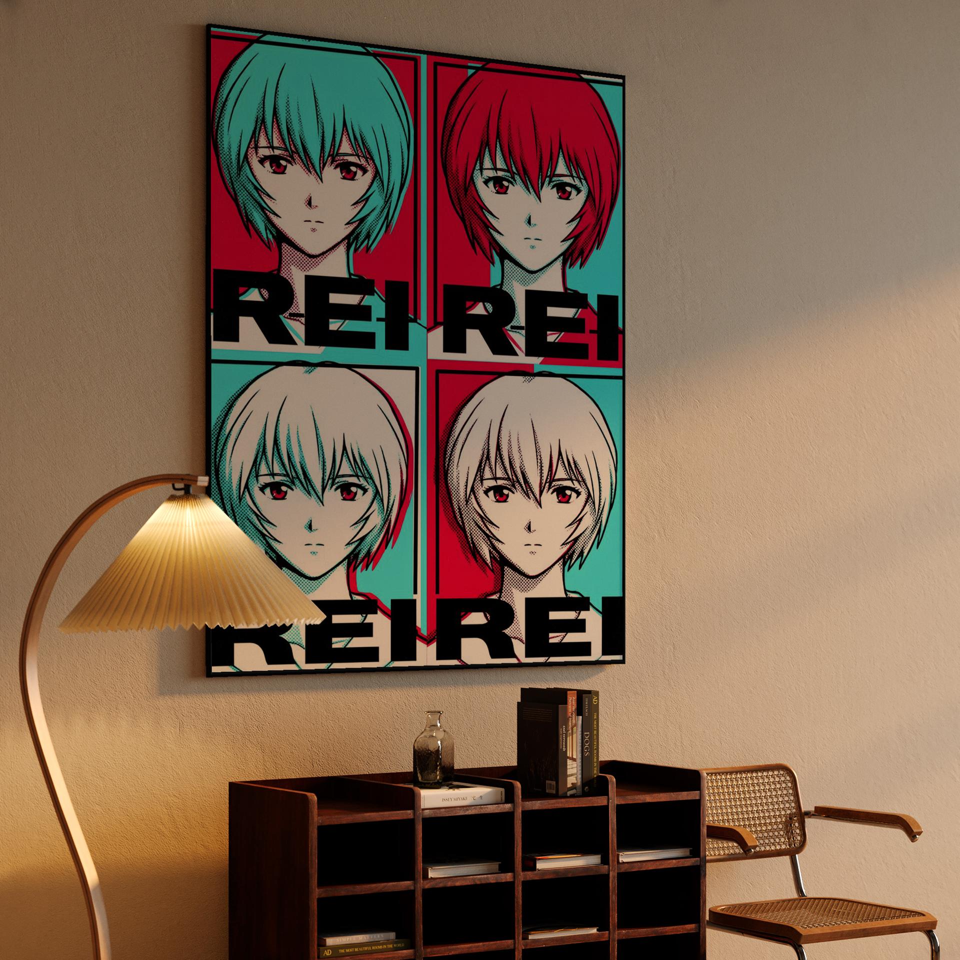 Rei Ayanami: Pop Art Quadrant