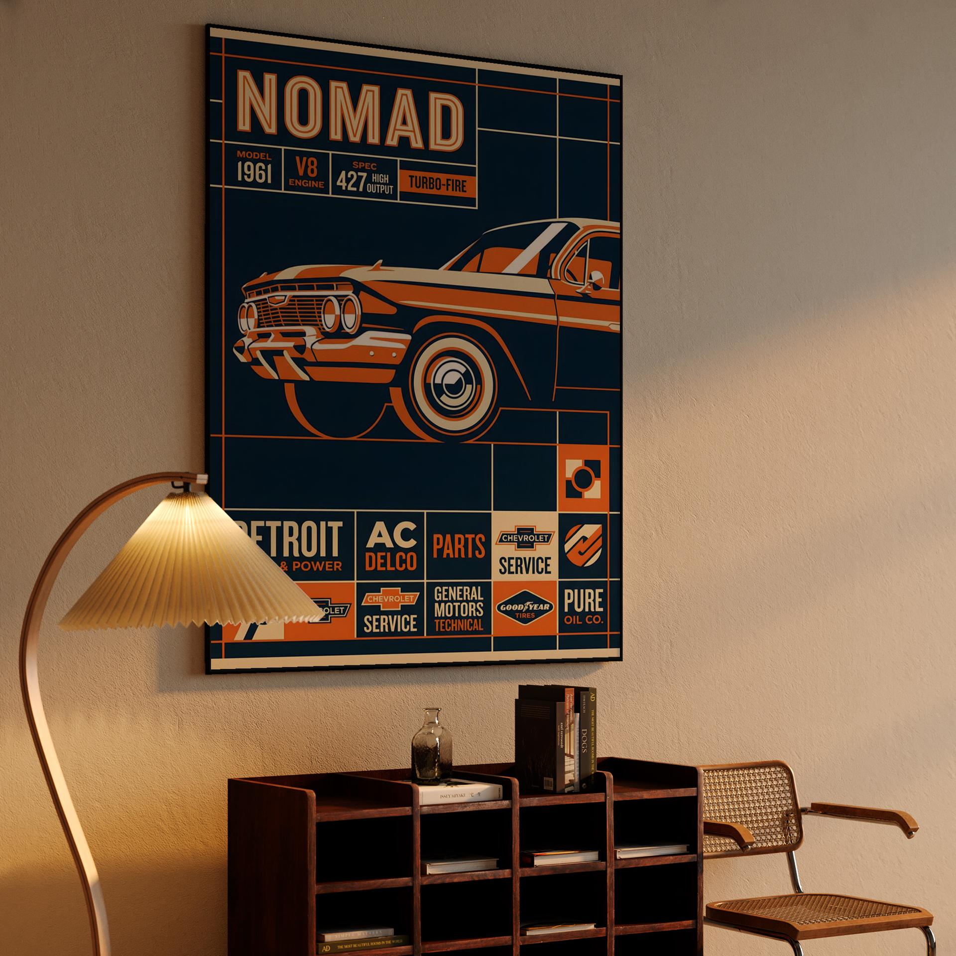 1961 Nomad Technical Spec Poster