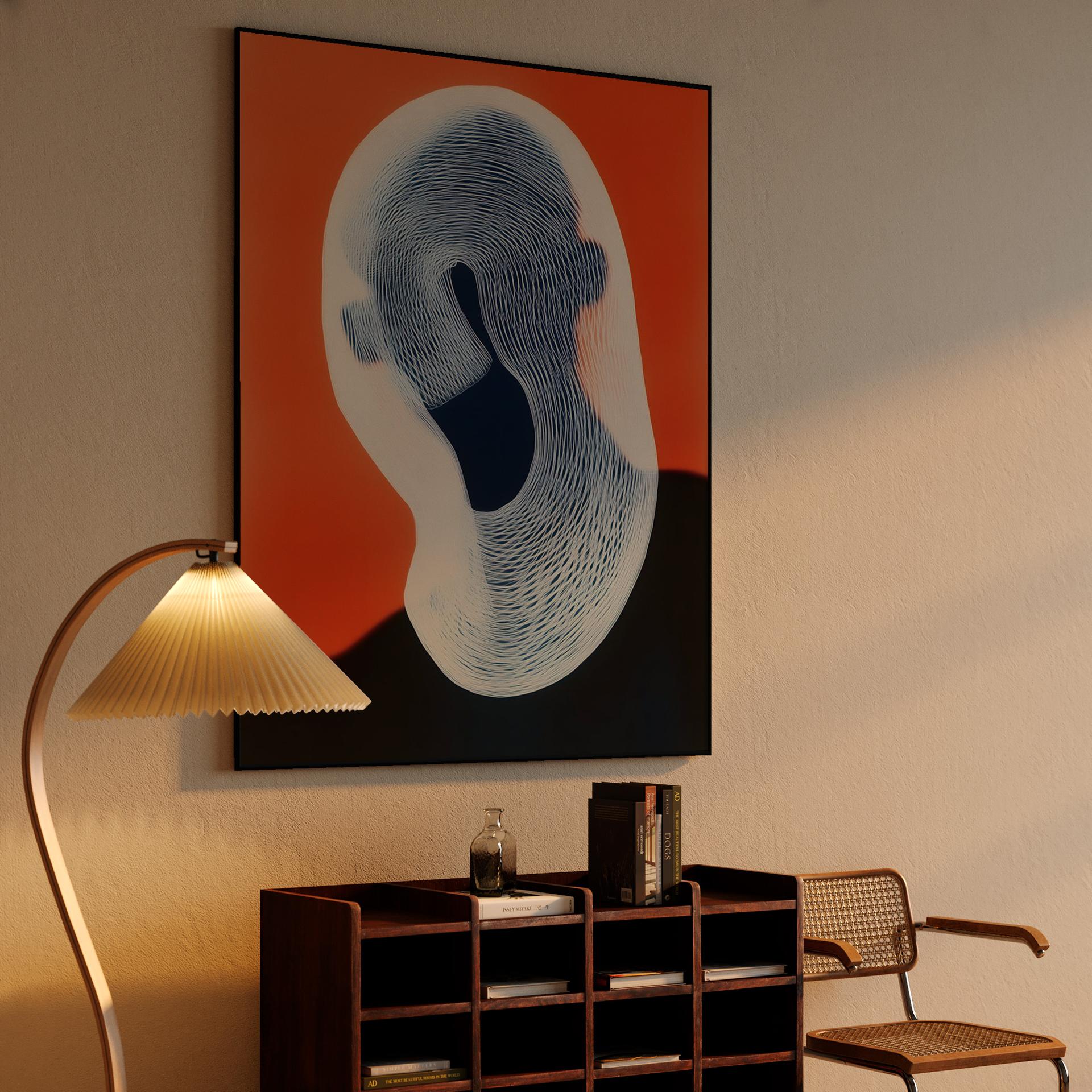 Surreal Topographic Portrait