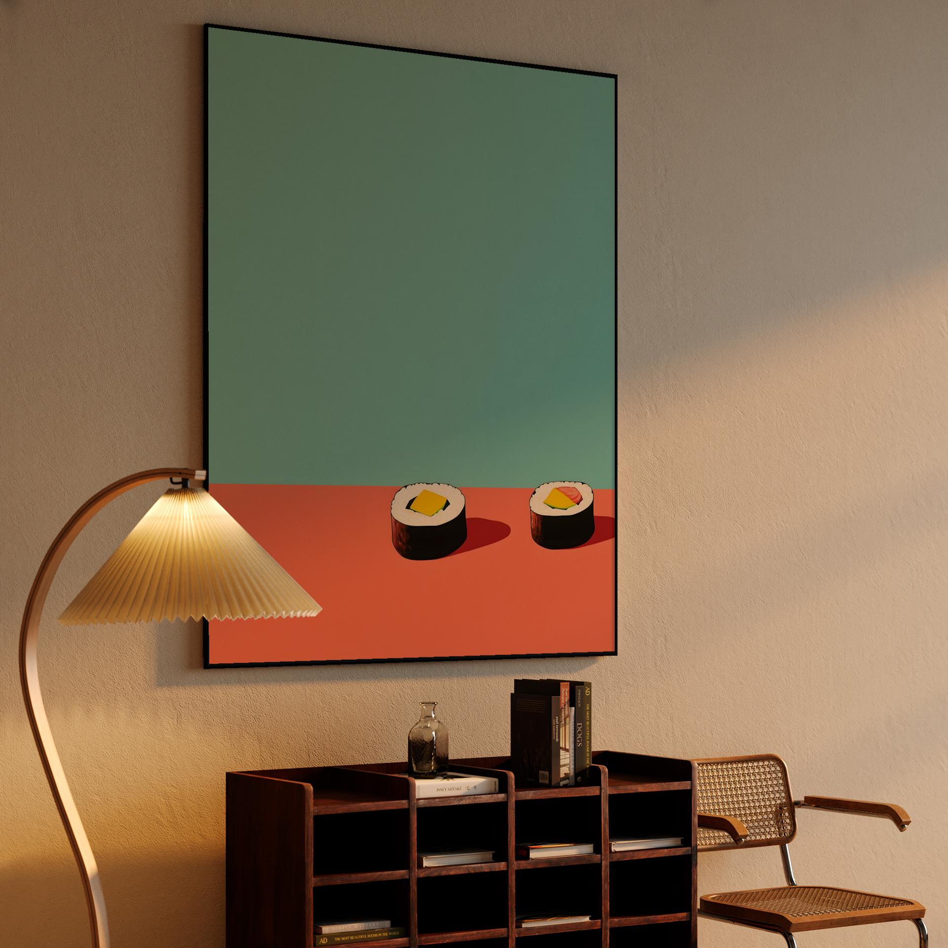 Minimalist Sushi Duo