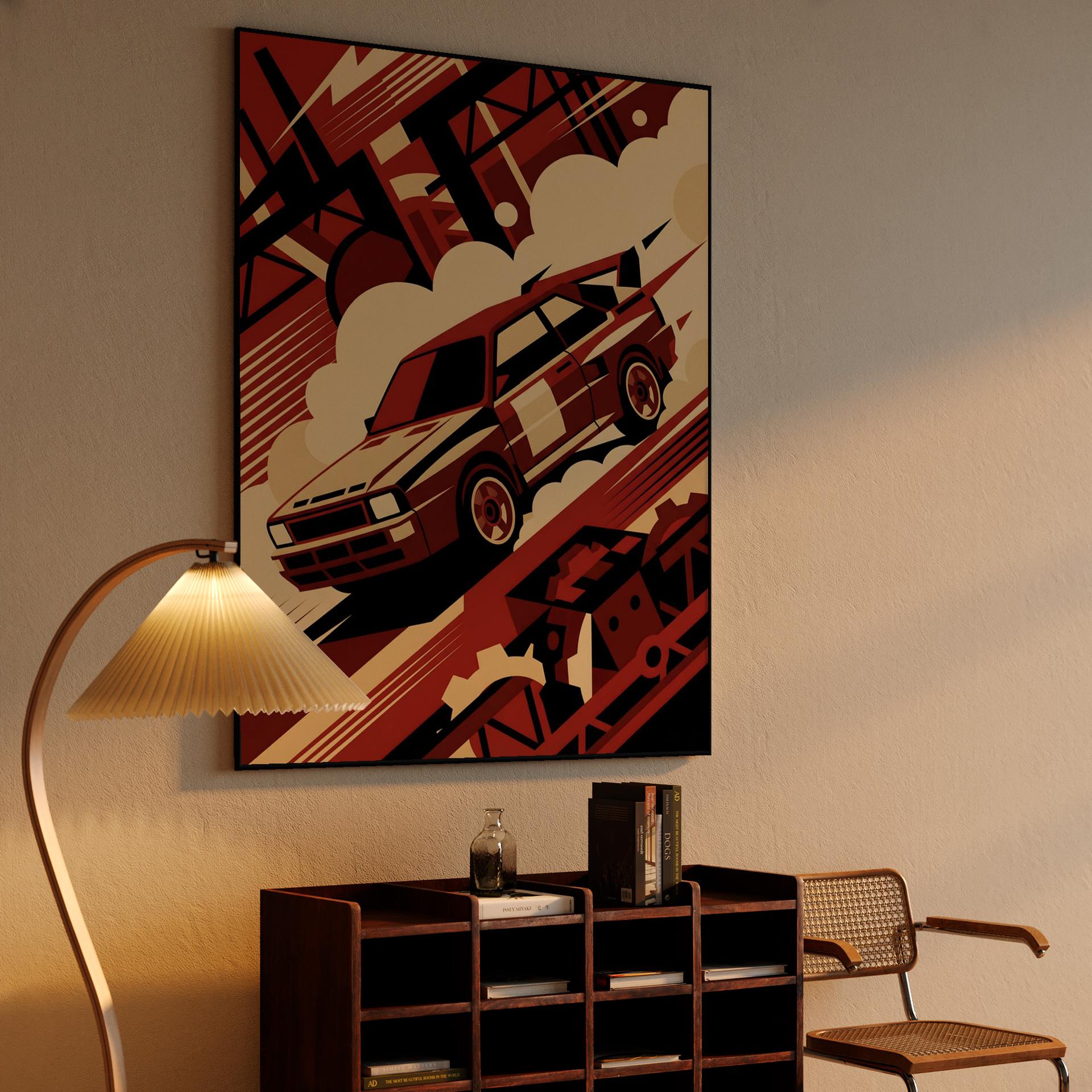 Audi Quattro S1: Constructivist Rally Surge