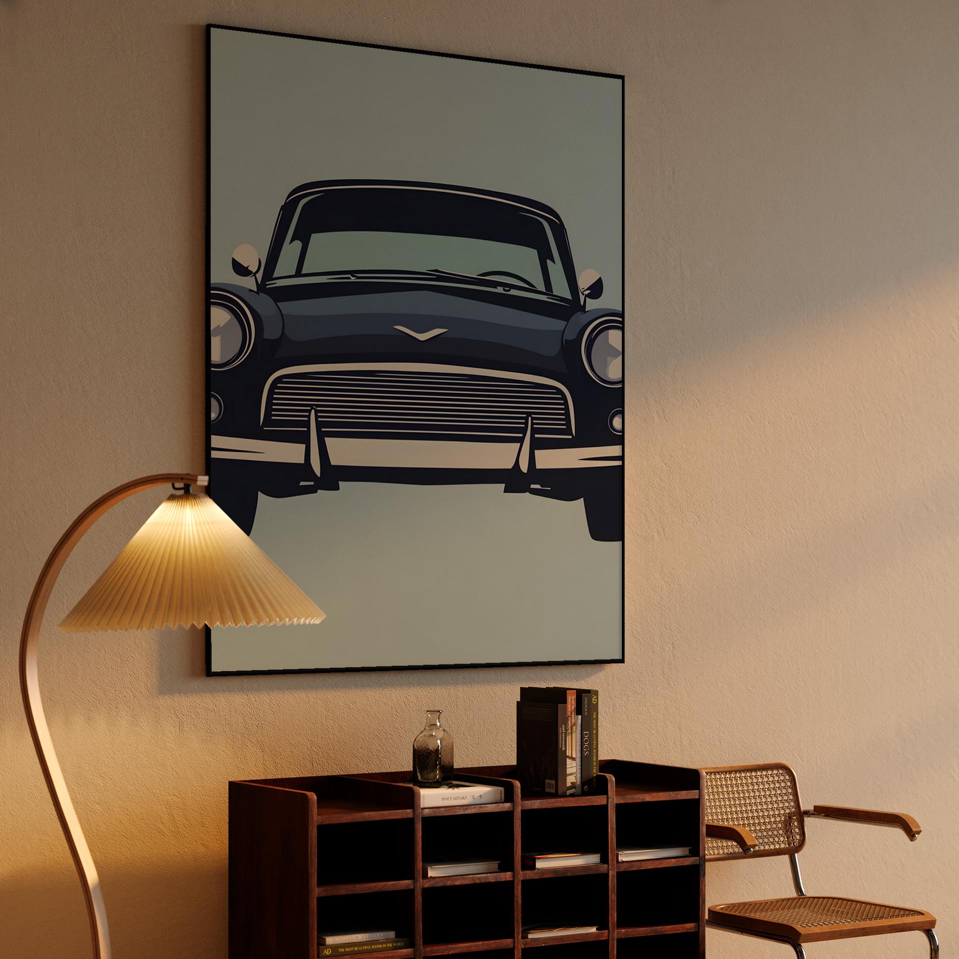 Minimalist Blue Bel Air