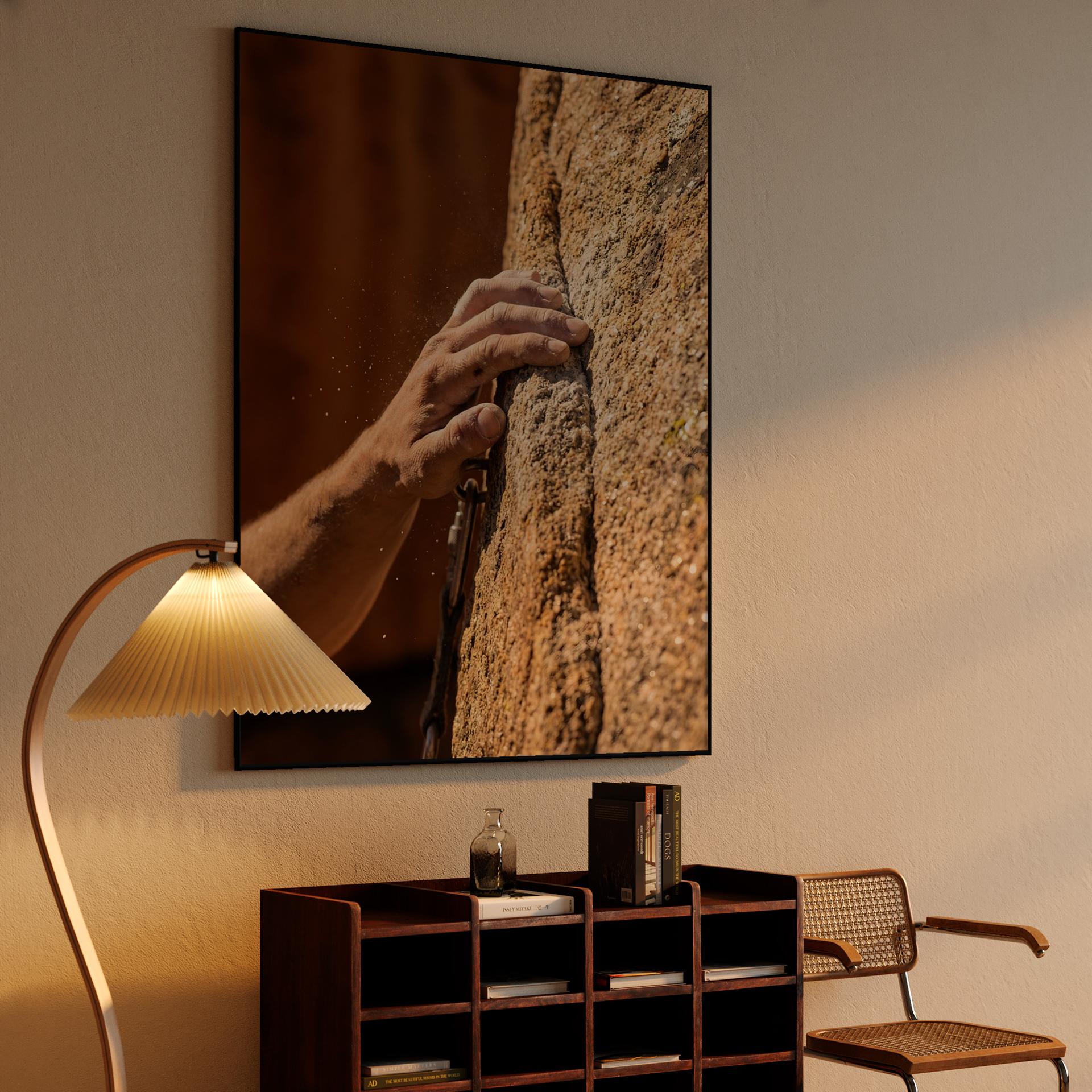 The Power of Friction: A Climber's Grip