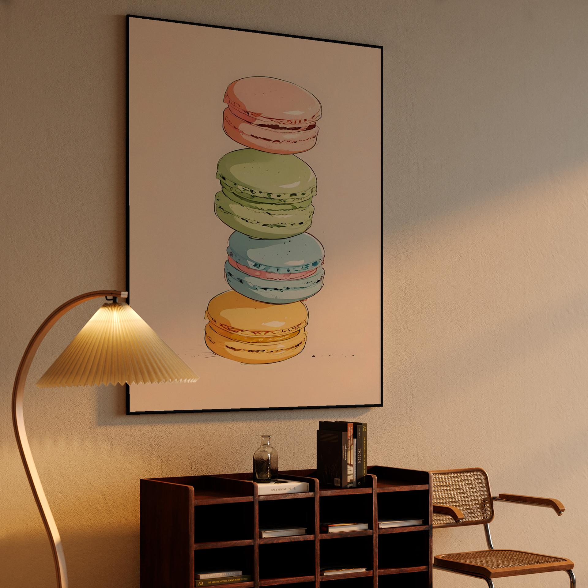 Pastel Macaron Stack