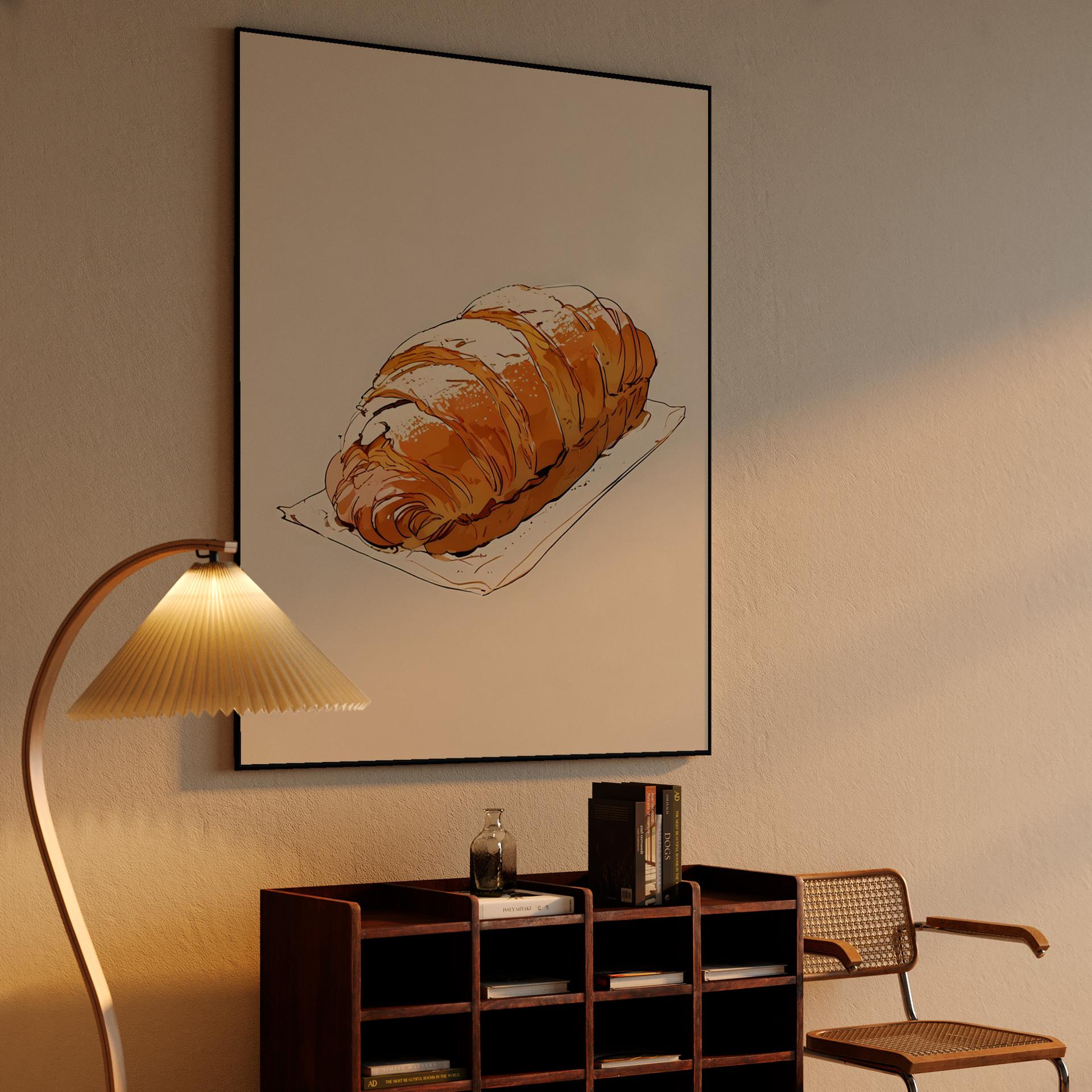 Golden Pastry Sketch