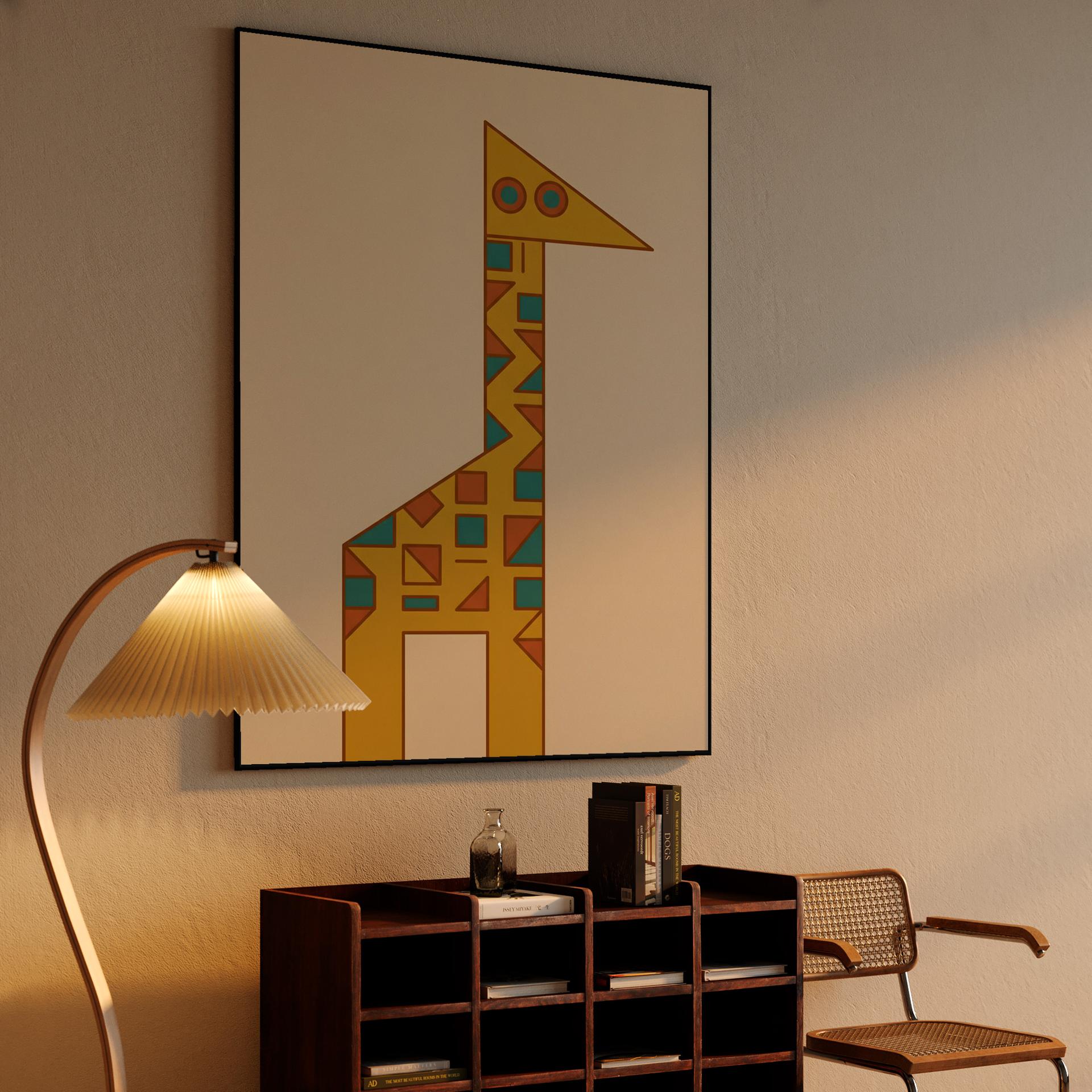 The Geometric Giraffe: A Mid-Century Study