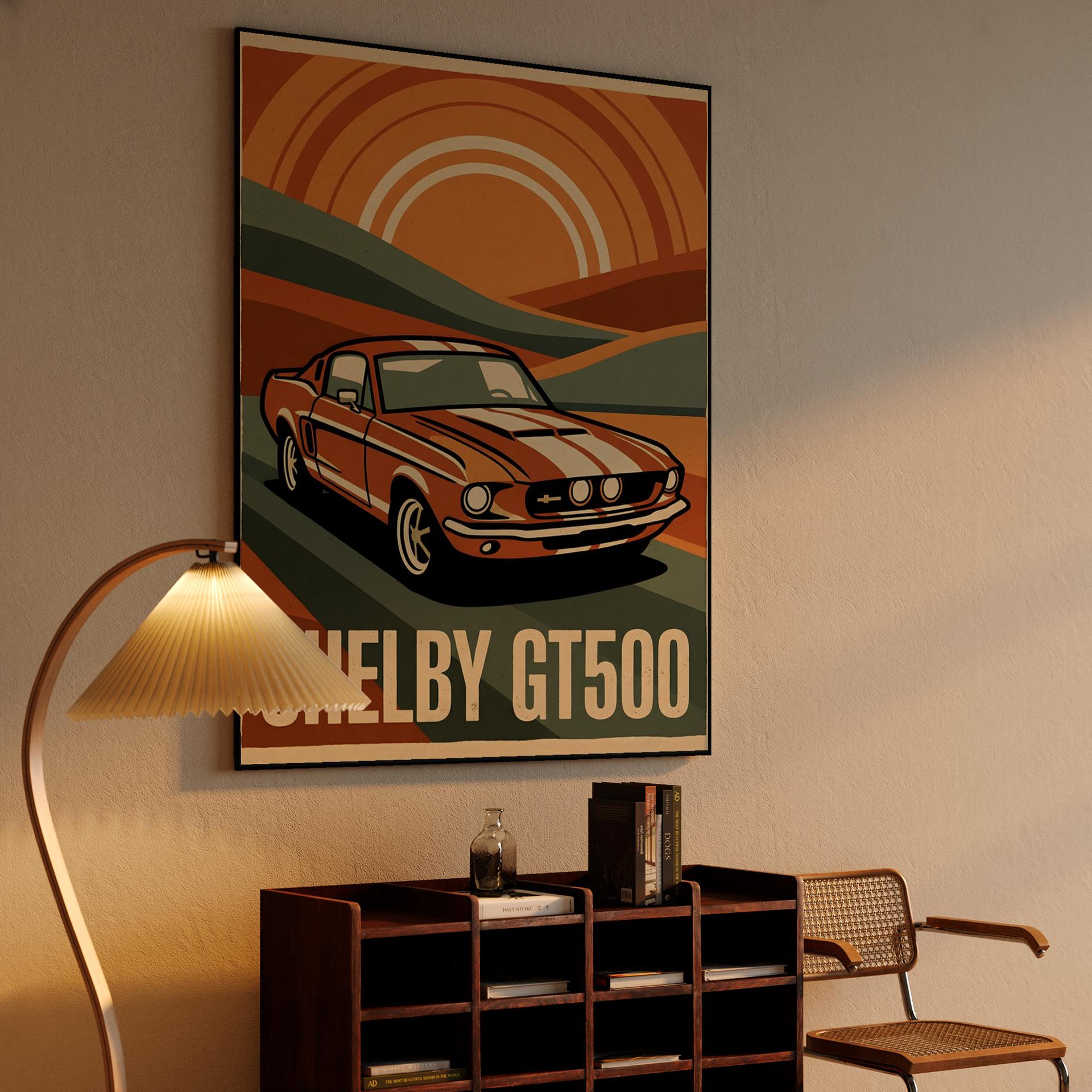 Shelby GT500 Retro Sunset Drive