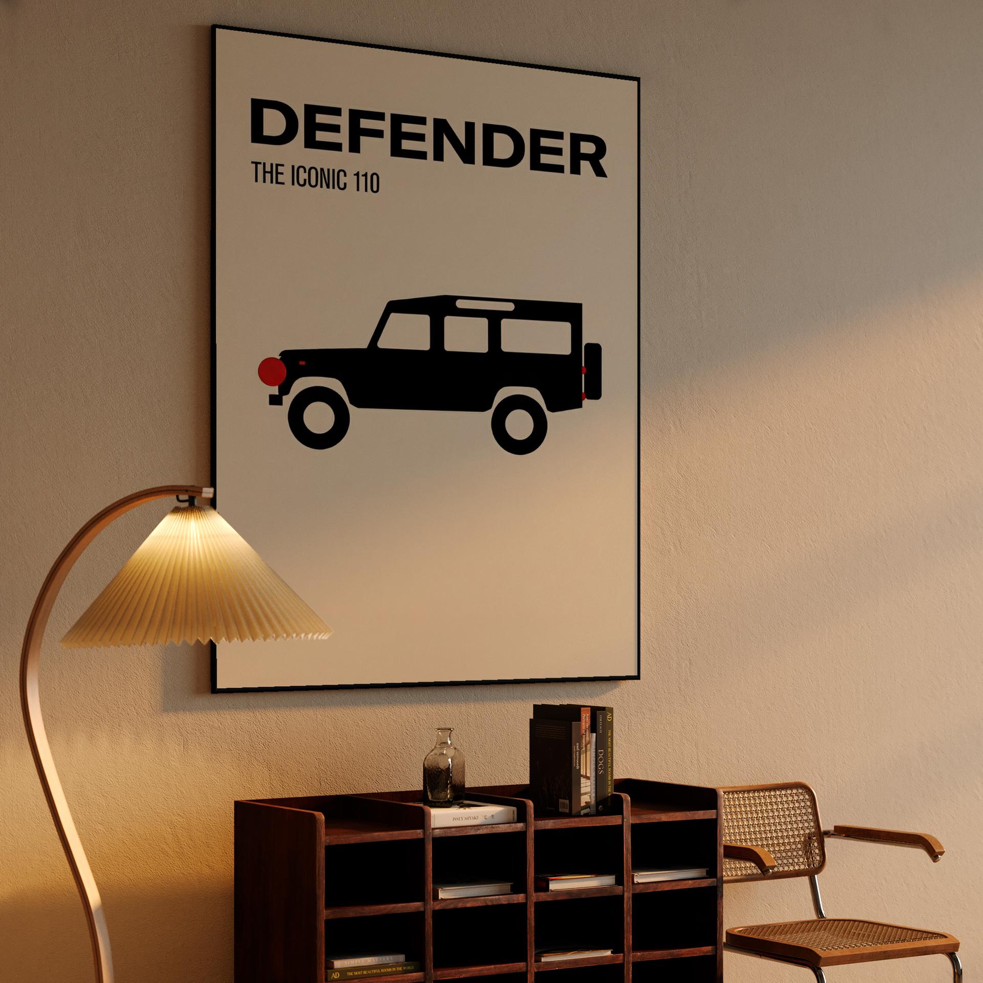Minimalist Defender 110 Silhouette