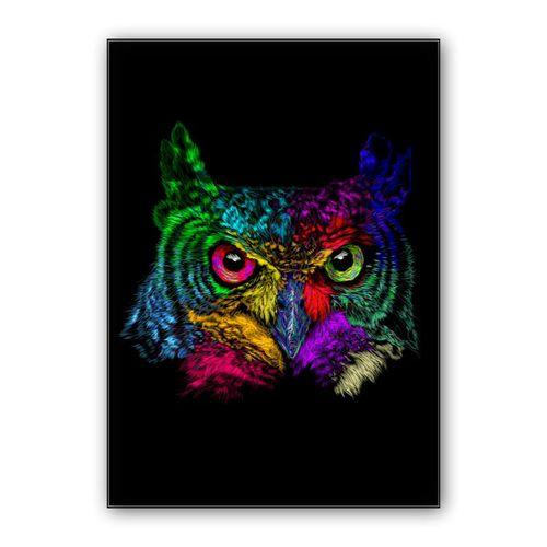 Owl wall art poster
