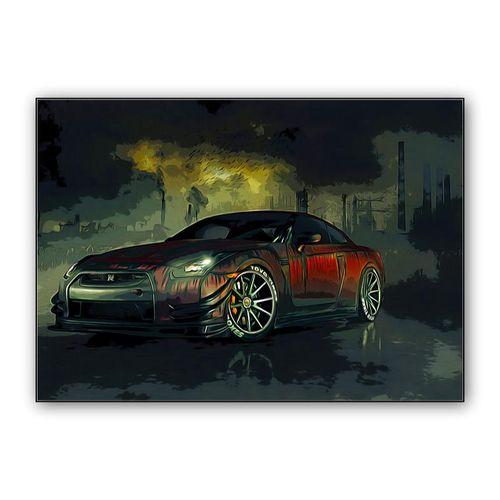 Nissan GT-R R35 wall art poster