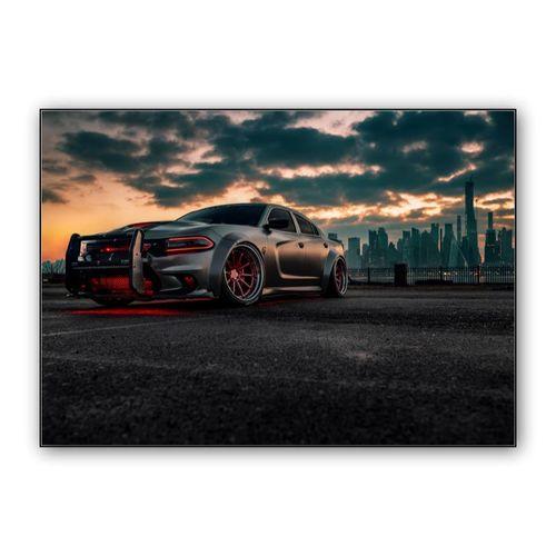 Dodge Charger SRT Hellcat Widebody wall art poster