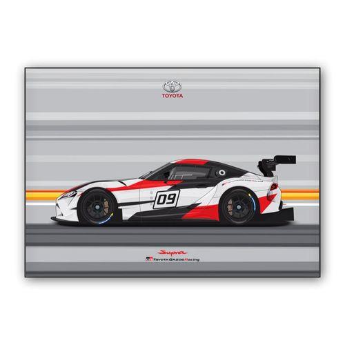 Toyota GR Supra wall art poster