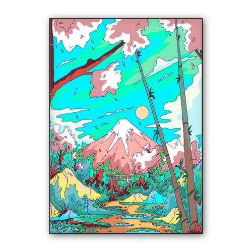 Spring in the east wall art poster