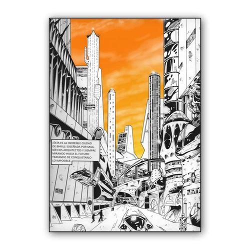 Bhrill city wall art poster