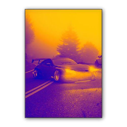 Toyota GT 86 (drift style) wall art poster