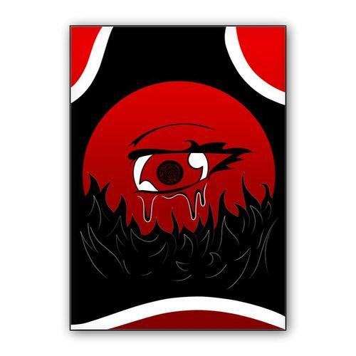 mangekyou sharingan itachi wall art poster