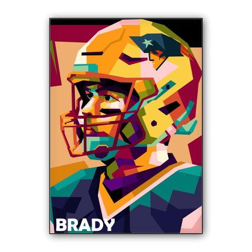 Best American Football in pop art wall art poster