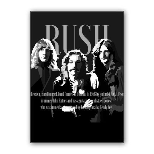 RUSH Progressive Rock Band wall art poster
