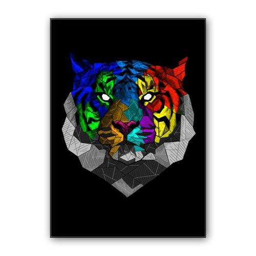 Tiger tattoo wall art poster