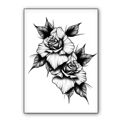 Roses wall art poster