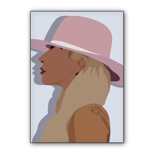 Lady Gaga wall art poster