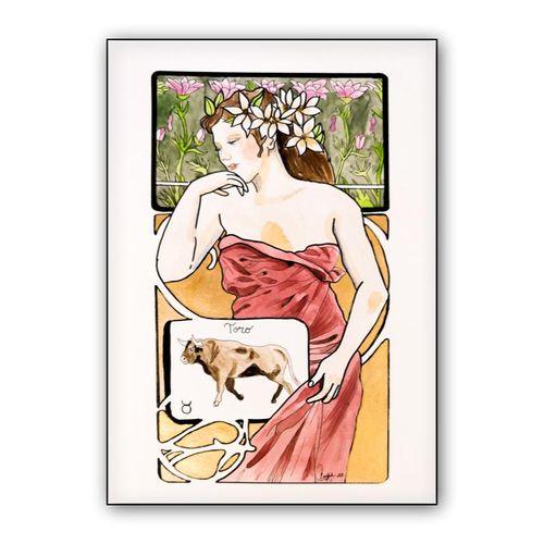 Taurus wall art poster