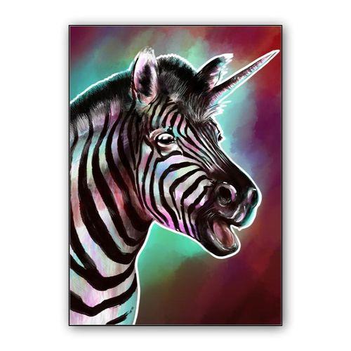 Zebra wall art poster