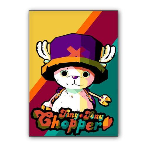 Anime One Piece in wpap pop art wall art poster