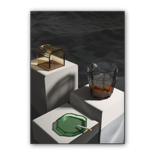 beuty of glass wall art poster