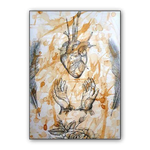 Internal conflict rival wall art poster