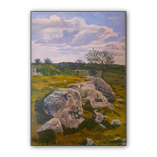 Pencoed common wall art poster