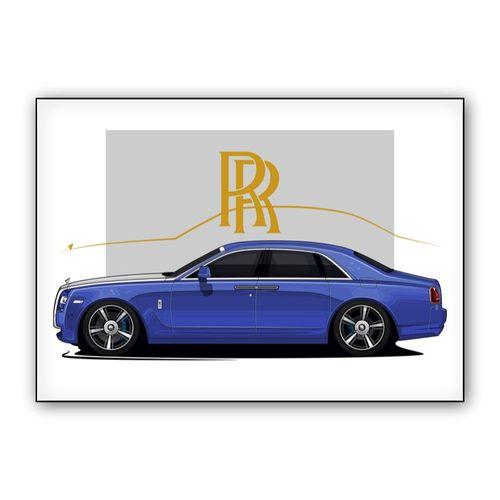 Rolls Royce Phantom Canvas Rolls Royce wall art poster
