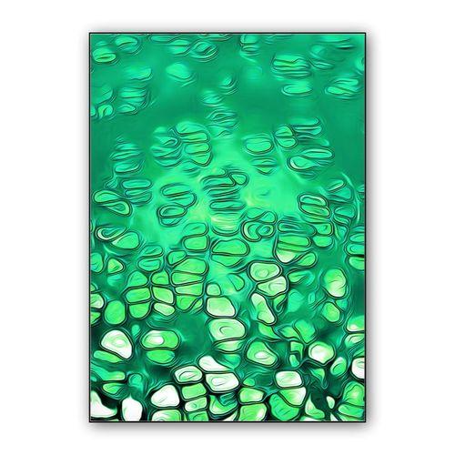 Green wall art poster