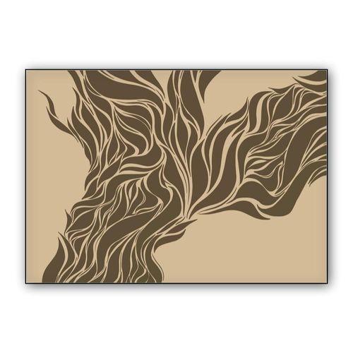 Brown Smoke wall art poster